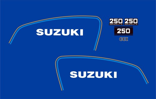 Kit decalcomanie suzuki ts250b - decalcomanie,