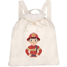 Zaino/zaino in tela 'Fireman'