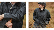 BARBOUR BORDER WAX JACKET in
