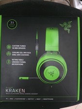 Razer Kraken Cuffie Gaming Sorround 7.1 Verdi Come Nuove