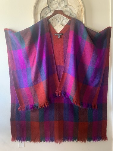 Poncho artigianale fatto - , a