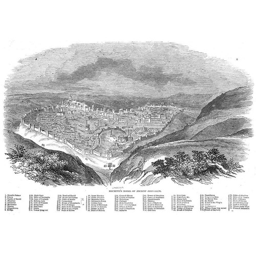 Modello gerusalemme antica - modello, di
