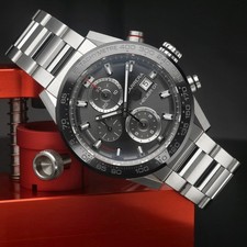 2018 TAG Heuer Carrera Heuer 01 Ref. CAR201W.BA0714 Quadrante Grigio – Full Set