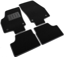 Set 4 Tappetini auto Opel Astra H , Berlina, Station Wagon,  Moquette Neri antis