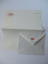 NAVE ship VULCANIA ITALIA NAVIGAZIONE vecchia carta lettere busta LLOYD