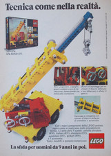 Pubblicità Advertising Werbung Italian Clip 1978 LEGO SERIE TECNICA GRU MOBILE