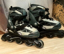 Pattini in Linea a Rotelle Roller 35 36 37 38 Regolabili CRIVIT SPORT Usati