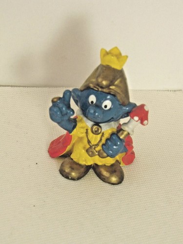Puffo dorato imperatore - puffo,