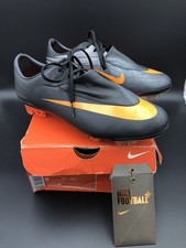 Scarpe Nike Mercurial Vapor VI FG 396125-080 BLACK CIRCUIT ORANGE da uomo taglia 9 US