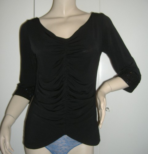 Blusa maglia donna nero - maglia,