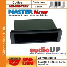 CASSETTO PORTAOGGETTI UNIVERSALE PER MASCHERINA AUTORADIO DIN. MASTERLINE