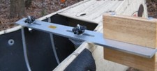 Staffa motore canoa - supporto