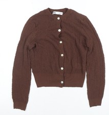 Cardigan donna ZARA marrone in