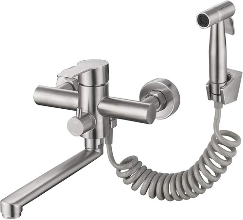 Rubinetto parete con - rubinetto, a