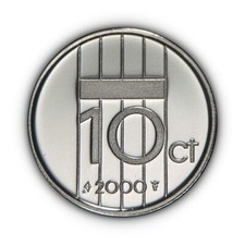 OLANDA. 2000, 10 centesimi -