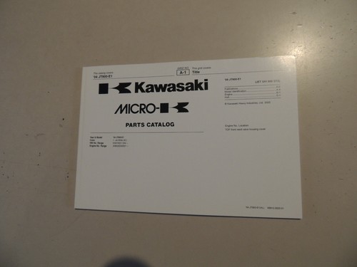 Catalogo ricambi kawasaki jet - catalogo,