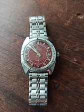 orologio meccanico uomo Helpis 17 rubis. Sub 30 MT. Fondo e cinturino acciaio