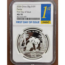 NGC MS70 2026 Cina 10YUAN