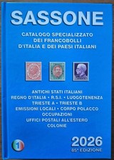 Catalogo SASSONE REGNO 2026