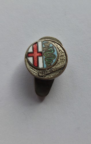 Vintage enamel alfa - alfa, romeo