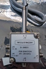 Wiltron D-34831 .01-20 GHz Interruttore PIN RF per generatore di spazzamento SG1206/U 6647B/M