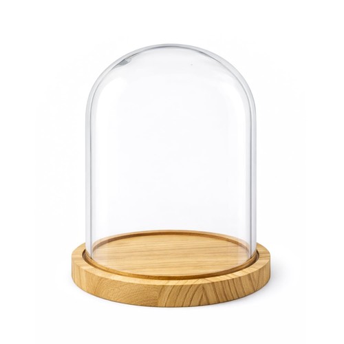 Campana vetro con base - campana, in