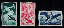 Timbre de France Poste aérienne PA N° 16 17 et 18  Neuf ** MNH