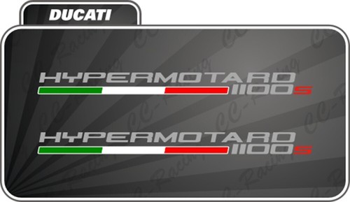 Adesivi ducati hypermotard - adesivi,