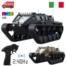 Modello RC Auto Telecomandata CARRO ARMATO Cingolato Fuoristrada Radiocomandato