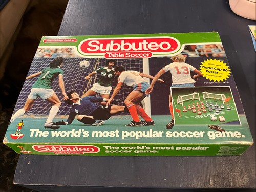Vintage 1986 subbuteo table - vintage,
