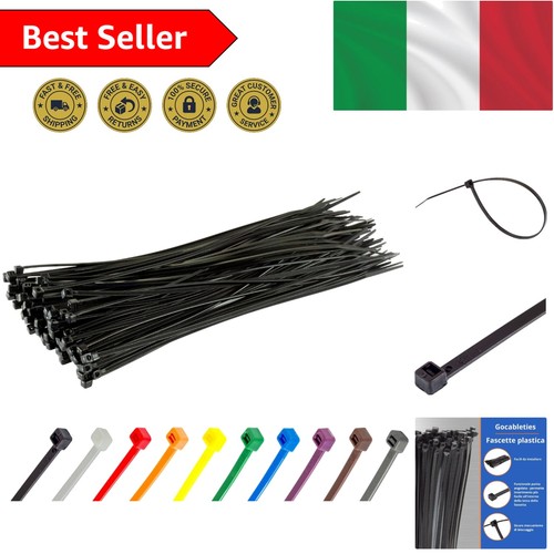 Fascette plastica nere - fascette,