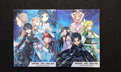 Dvd sword art online box - box, 1+2