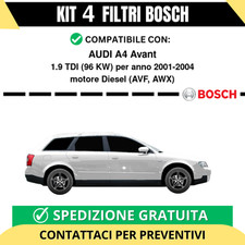 KIT BOSCH 4 Filtri tagliando