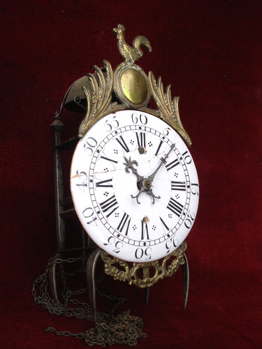 Unusual 18thc iron frame - unusual,
