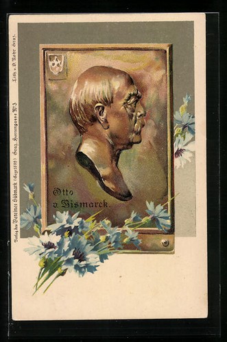 Cartolina artistica busto otto - artistica,