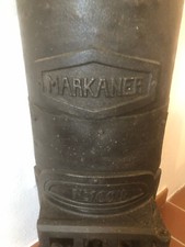 Stufa in Ghisa antica usata vintage Markaner originale da restaurare