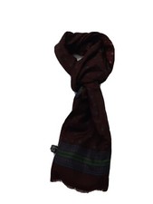 Pancaldi sciarpa scaf 100% seta silk bordo classic  multicolore men uomo pois