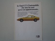 advertising Pubblicità 1969 OPEL GT