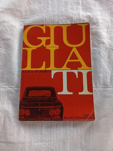 Alfa romeo giulia libretto - alfa,