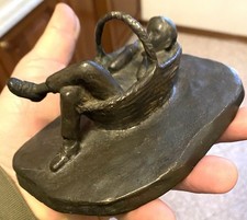 Bronzo Firmato 1951 Cm 13,5 X