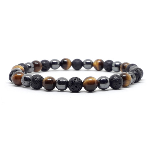 Bracciale uomo pietre dure - da,