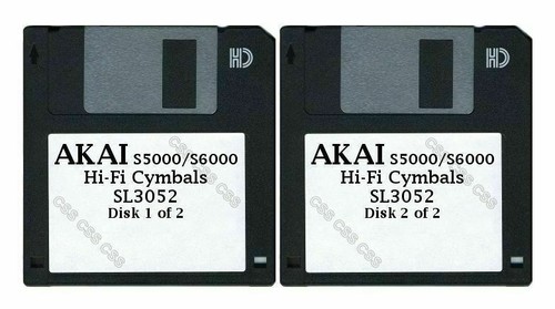 Akai s5000 s6000 set of - of, two