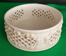 Cestino porta oggetti porcellana Capodimonte vintage anni '60/'70