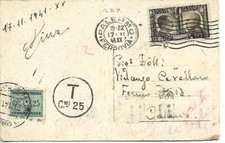 1941 10C AMICIZIA SU CARTOLINA