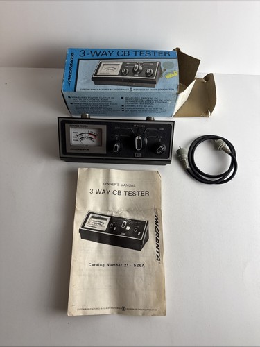 Tester vintage micronta 3 - tester, cb