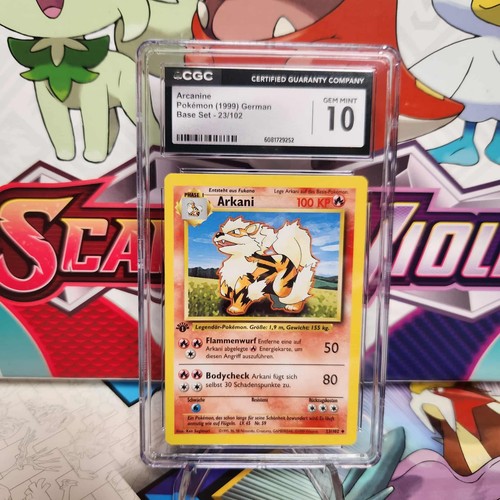 Cgc arcanine 102 1 - cgc,