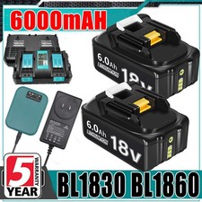 Batteria BL1860 6000mAH 18V per Makita BL1850 BL1830b LXT batteria / caricabatteria DE