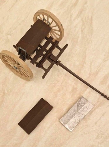 Britains acw gun limber repro - acw,