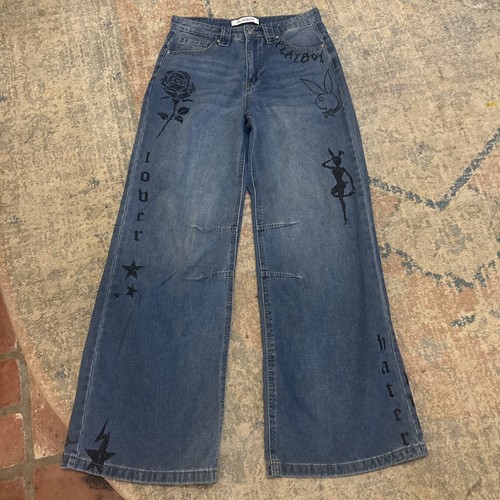 Jeans playboy graphic vita - jeans,