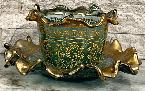 Antica tazza piattino moser - tazza,